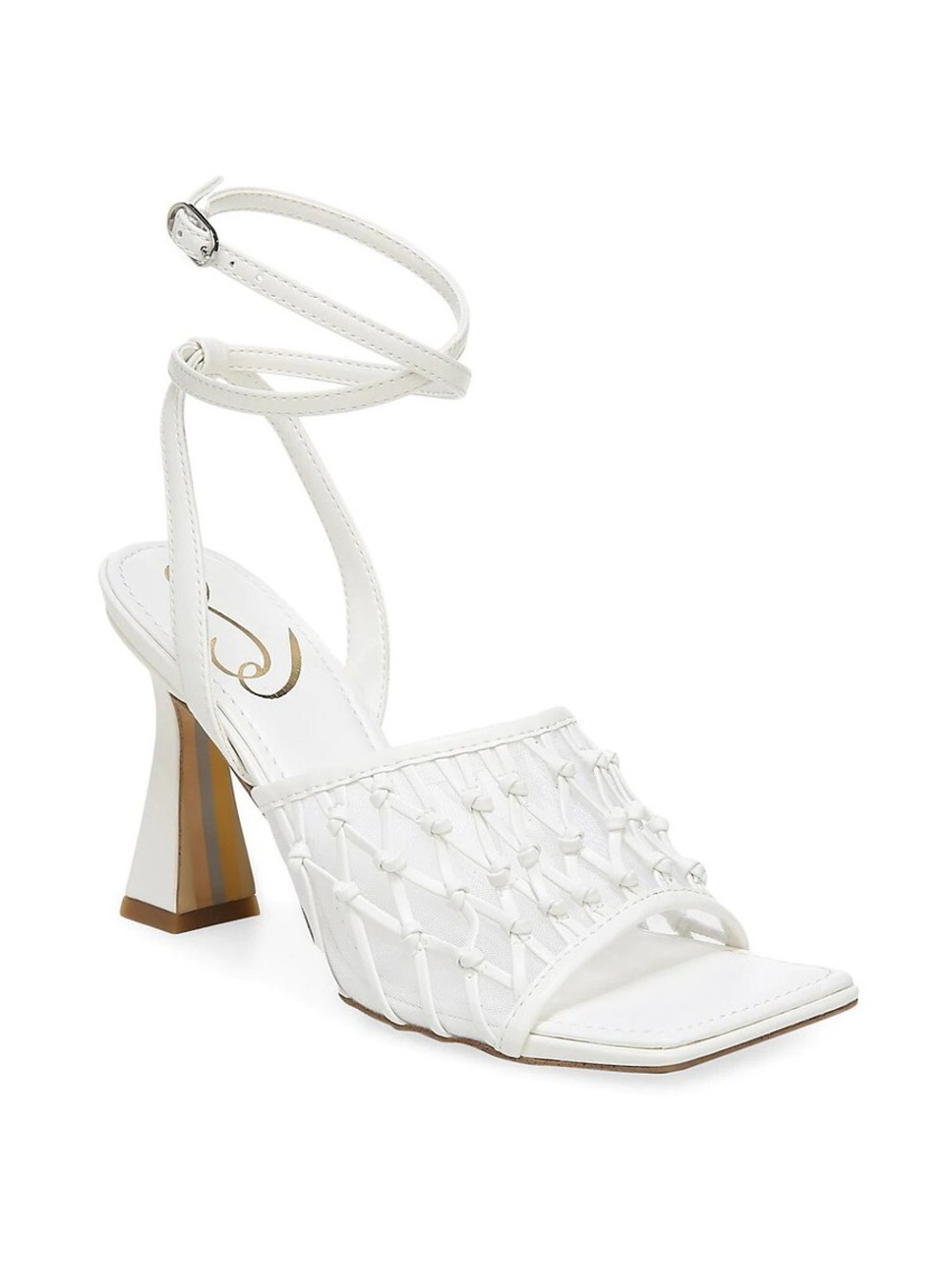 Sam Edelman Candice Women's Bright White Sandals NW/OB 8.5M